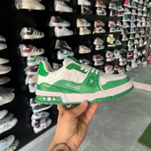 Branded LV Sneaker 1st Copy Shoes (Green)