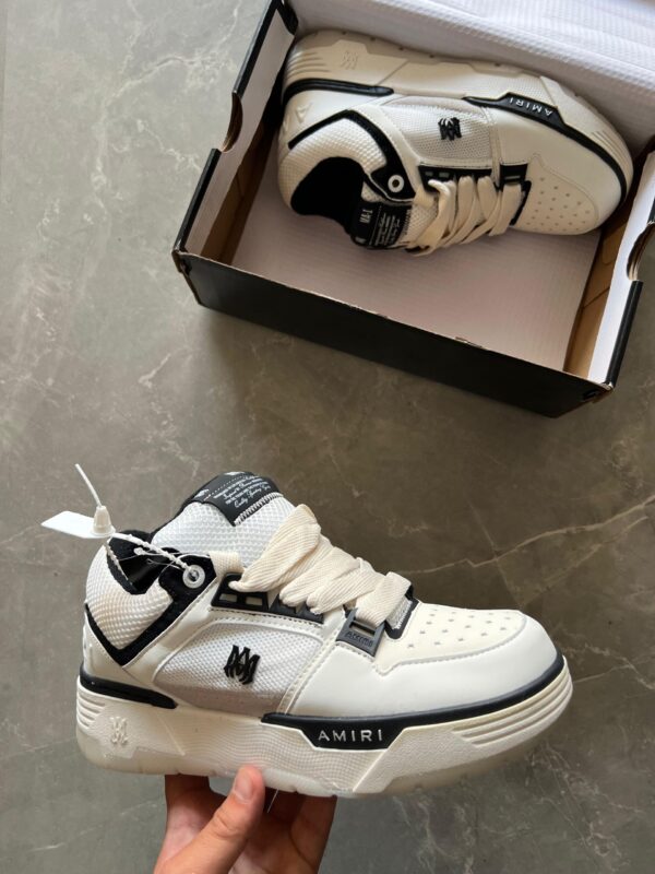 Branded Amiri Skel Top MA 1st Copy Shoes (White)