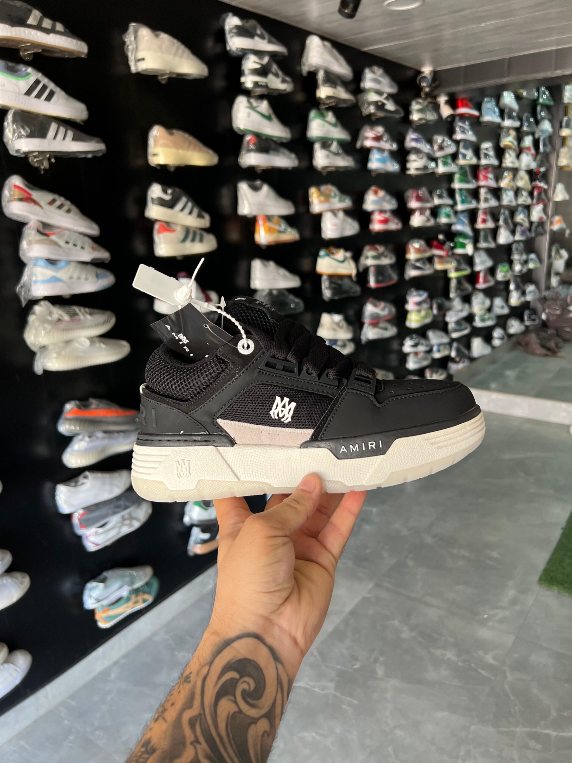 IMG-20240601-WA0688 Branded Amiri Skel Top MA 1st Copy Shoes (Black) - WeftKart