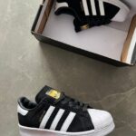 Adidas Superstar Originals First Copy Shoes (Black & White)