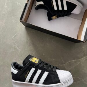 Adidas Superstar Originals First Copy Shoes (Black & White)