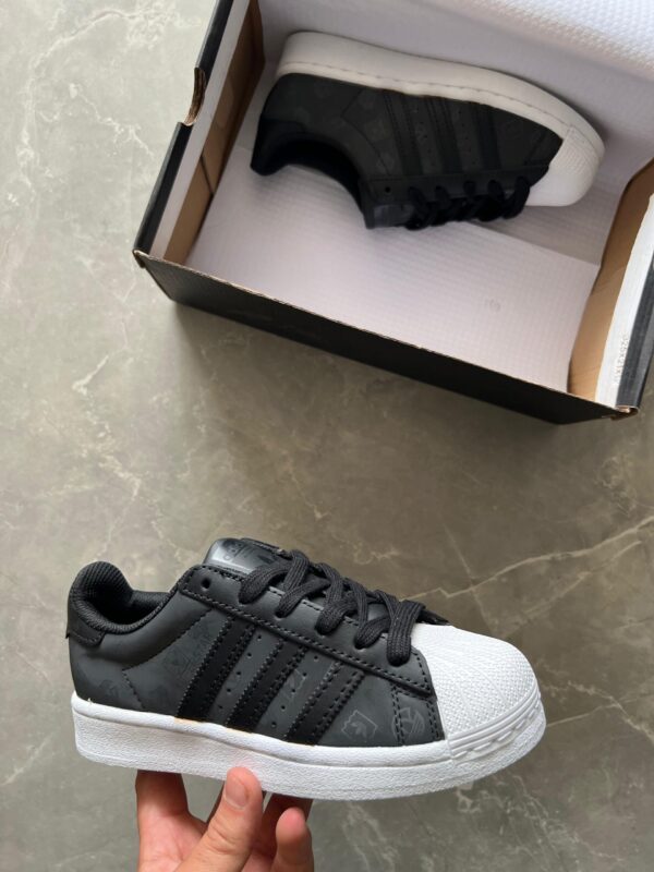 Adidas Superstar Originals First Copy Shoes (Black & White)
