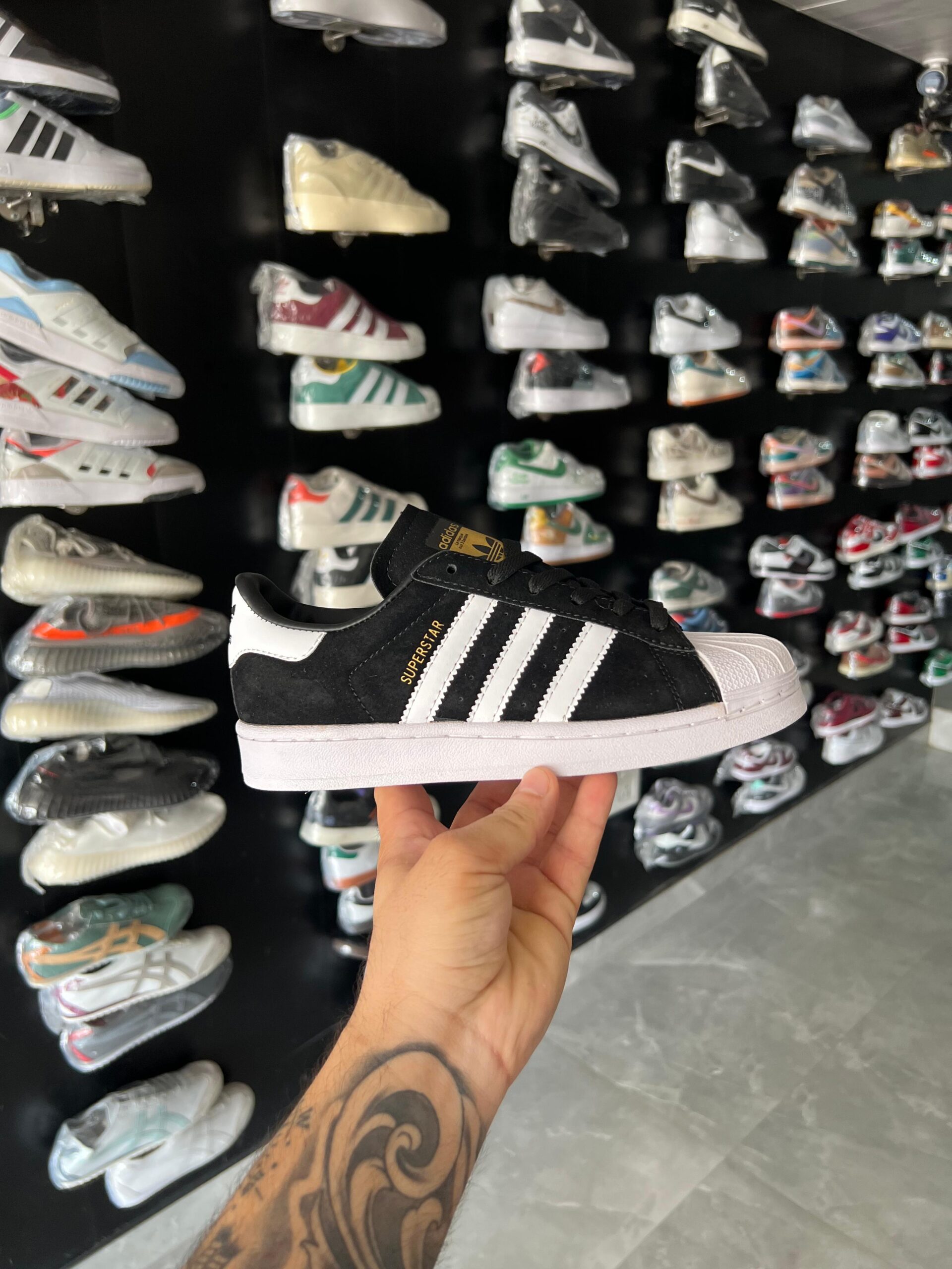 Adidas Superstar Originals First Copy Shoes (Black & White)