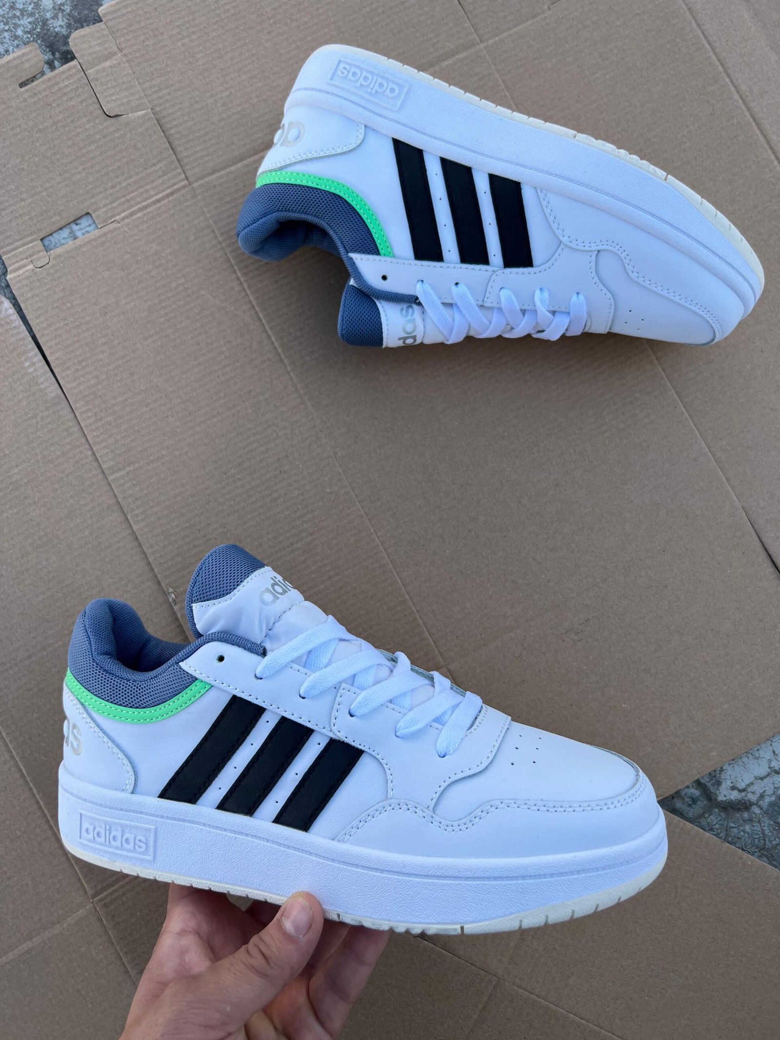 Adidas Neo 2024 Sneaker White Full Leather 41