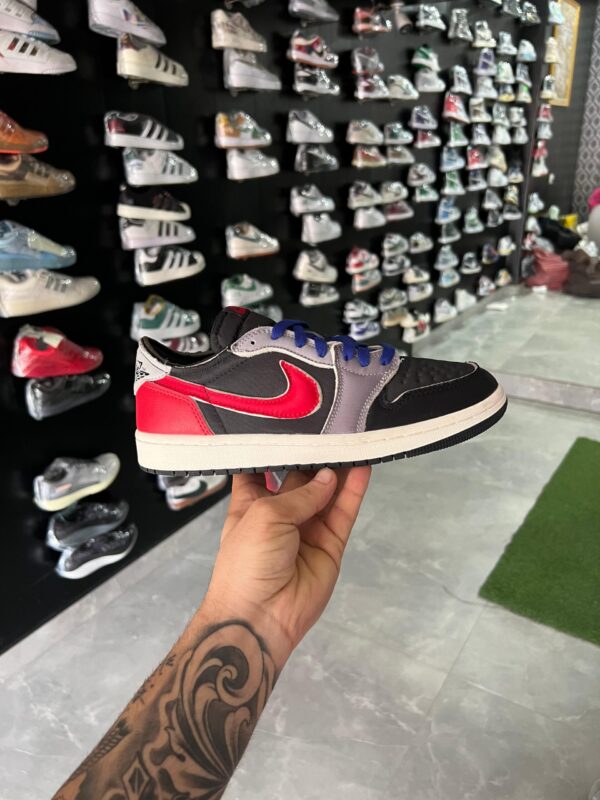 Nike Air Jordan Cut Low Sneakers (Black&Red)