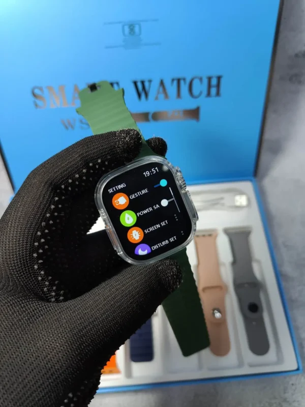 1st Copy Smartwatch WS-X9 with 7 Straps – iWatch Alternative