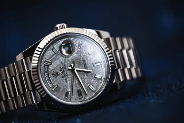 Rolex 1st Copy Watches Day Date Marble Brown for Men