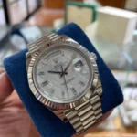 Rolex 1st Copy Watches Day Date Marble Brown for Men