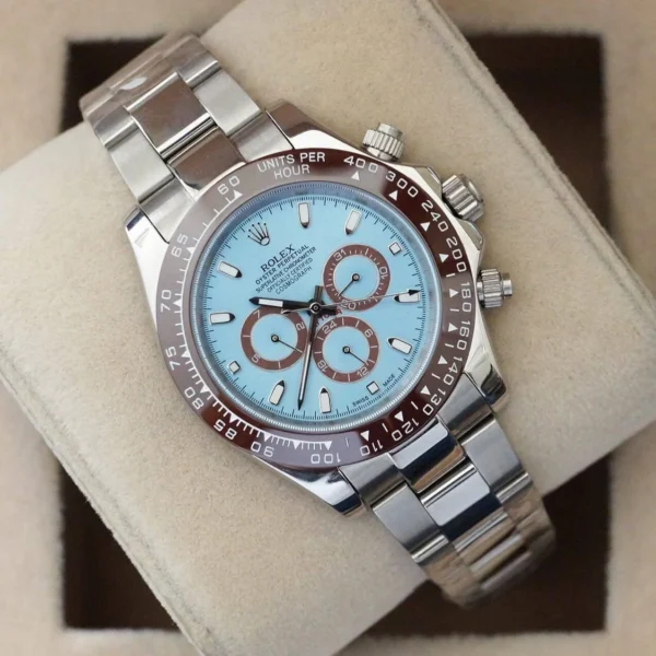 Rolex Copy Watches Cosmograph Daytona Blue Dial for Men
