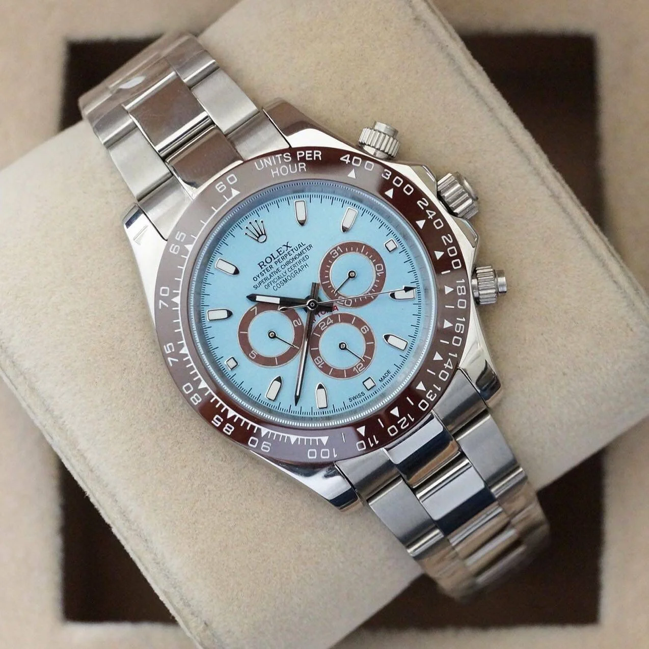 Rolex Copy Watches Cosmograph Daytona Blue Dial for Men (1) Rolex Copy Watches Cosmograph Daytona Blue Dial for Men