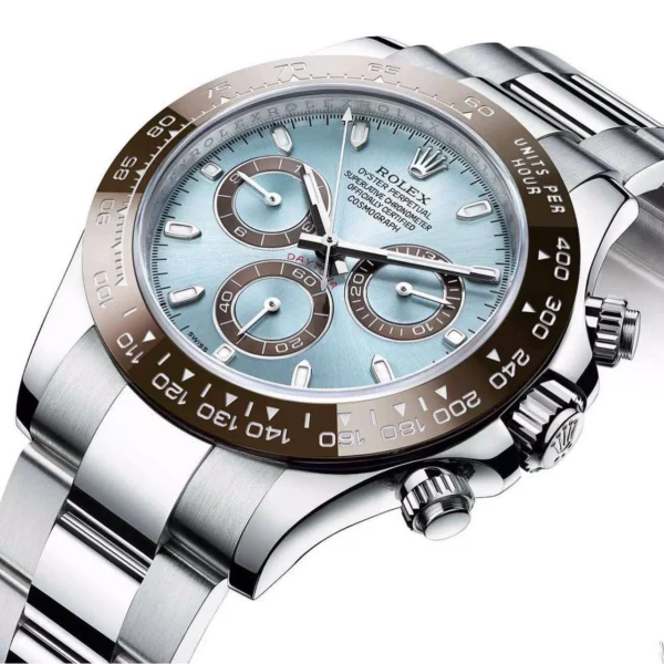 Rolex Copy Watches Cosmograph Daytona Blue Dial for Men