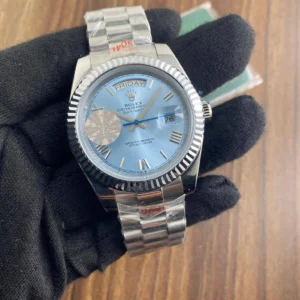 Rolex Watches First Copy Day Date Sky Blue for Men