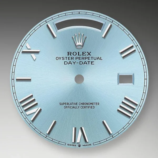 Rolex Watches First Copy Day Date Sky Blue for Men