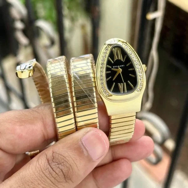 Bvlgari Snake Serpenti Spiga First Copy Watch for Her