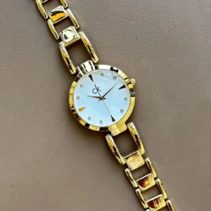 Ck Raga Collection Girls First Copy Watch - Full Gold Design