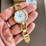 Ck Raga Collection Girls First Copy Watch - Full Gold Design