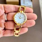 Ck Raga Collection Girls First Copy Watch - Full Gold Design