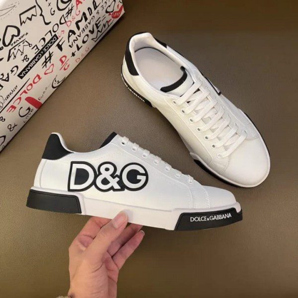 Dolce Gabbana Logo Sneakers First Copy Shoes