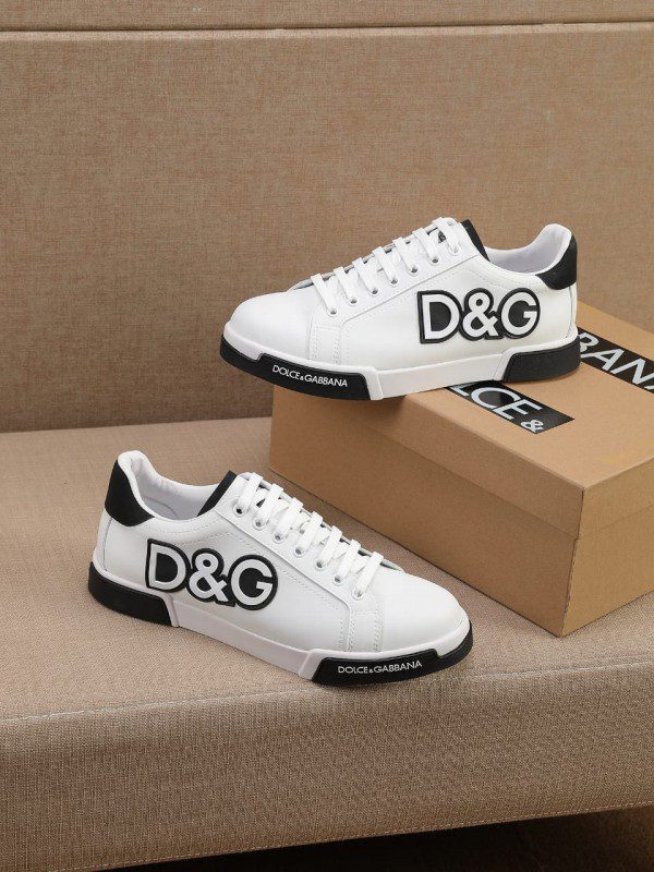 Dolce Gabbana Logo Sneakers First Copy Shoes