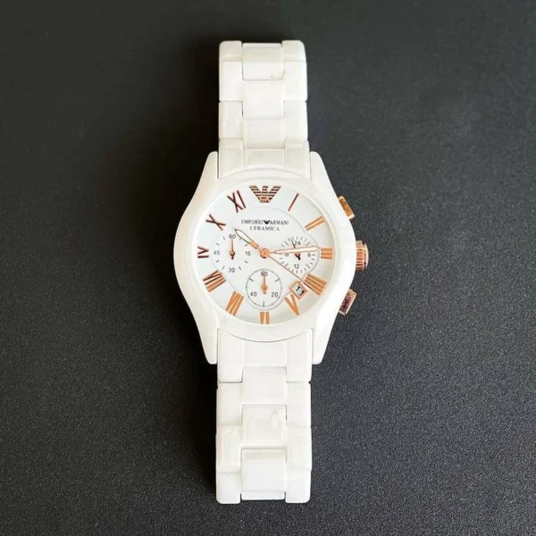Emporio Armani White AR1401 Watch for Men