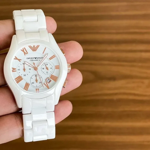Emporio Armani White AR1401 Watch for Men
