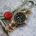 Hand Engraved Rolex Watch