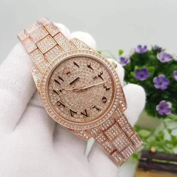 First Copy Rolex Diamond Studded Watch