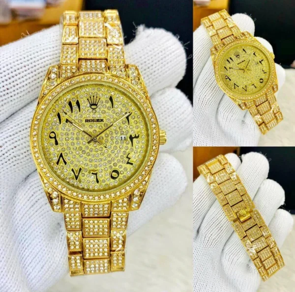 First Copy Rolex Diamond Studded Watch