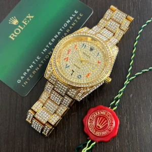 First Copy Rolex Diamond Studded Watch