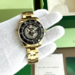 First Copy Rolex GMT Master with Black Skeleton Dial