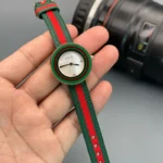 Gucci GG Girls First Copy Watch - White Dial, Rose Gold Lock