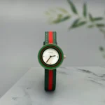 Gucci GG Girls First Copy Watch - White Dial, Rose Gold Lock