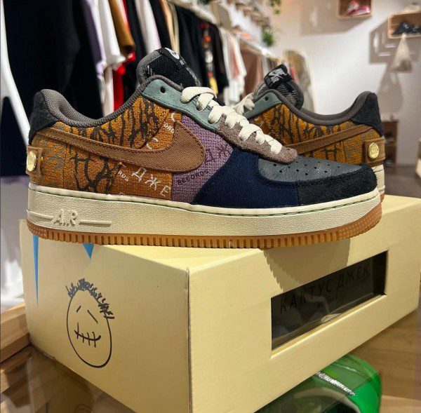 Nike Airforce 1 x Travis Scott Cactus Jack First Copy Shoes