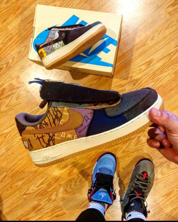 Nike Airforce 1 x Travis Scott Cactus Jack First Copy Shoes