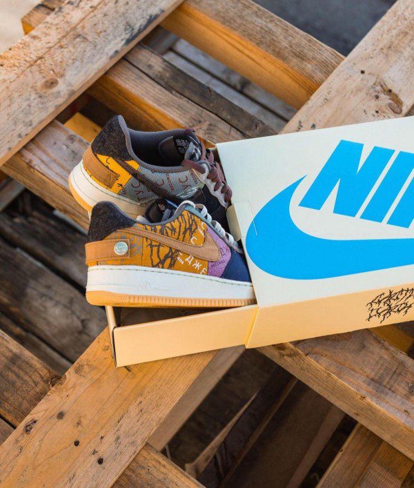 Nike Airforce 1 x Travis Scott Cactus Jack First Copy Shoes