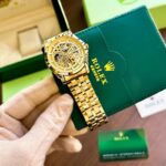 Rolex Auto Gold-TT White Watch