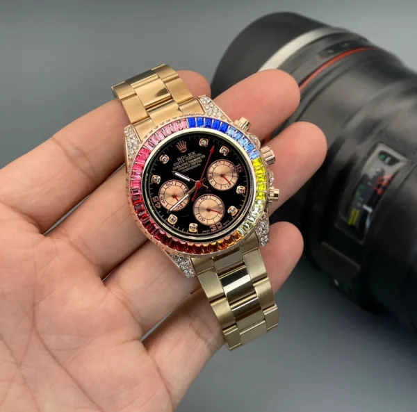 Rolex Daytona Rainbow First Copy Watch for Men – 7A Quality