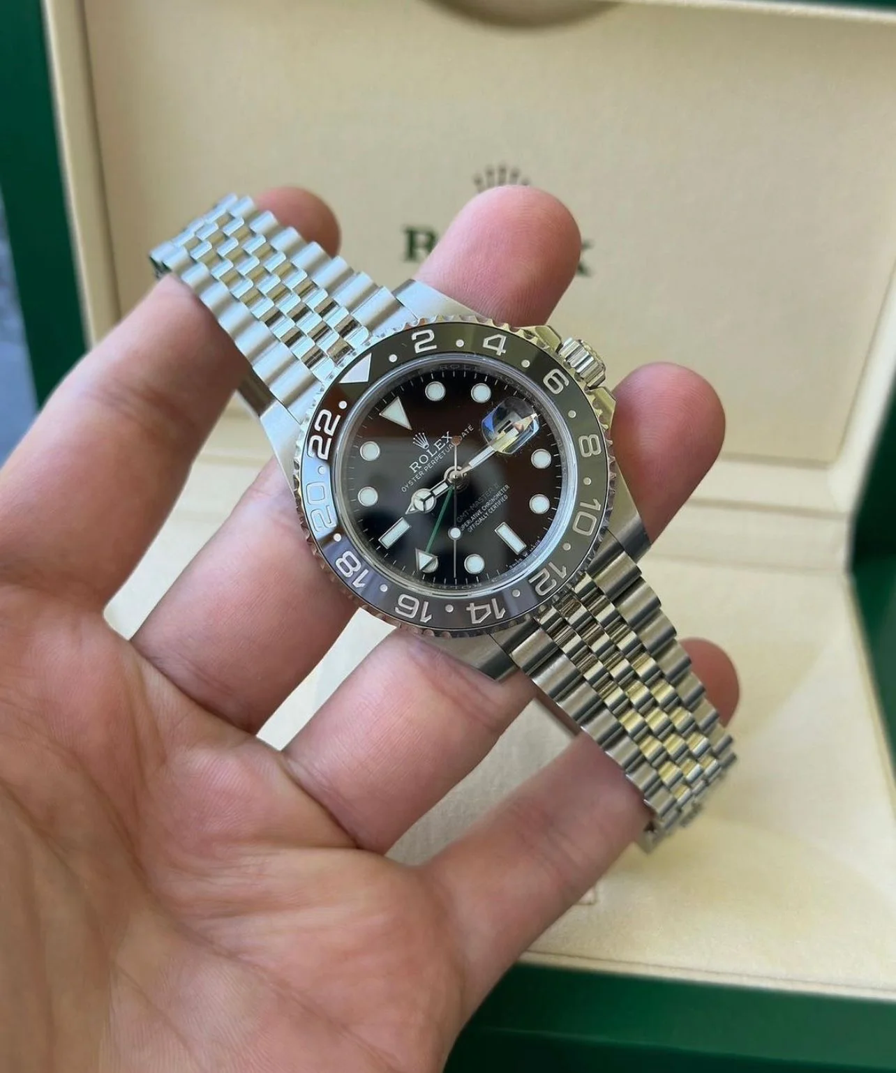 Rolex GMT Master 2 First Copy - 2024 Oystersteel & Silver Edition