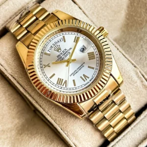 Rolex Watches First Copy Day-Date Golden for Men