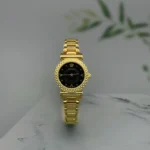 Versace VR Golden First Copy Watch - Ladies Quartz with Sapphire Glass