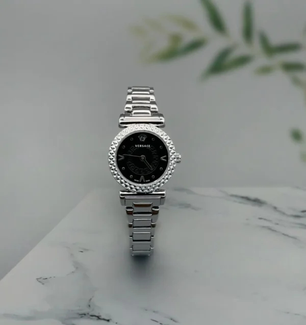 Versace VR Silver First Copy Watch for Ladies - Elegant Design