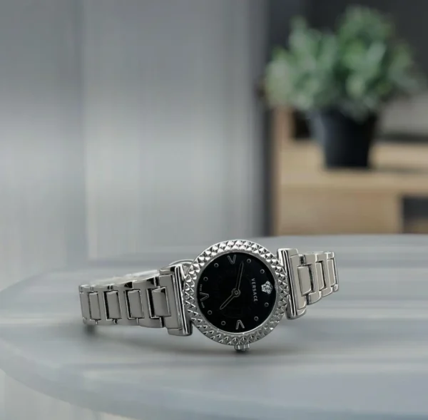 Versace VR Silver First Copy Watch for Ladies - Elegant Design