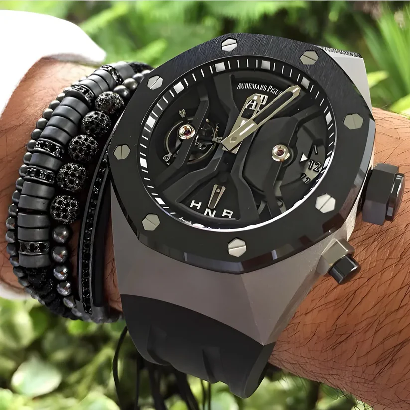 Audemars Piguet Black & Grey First Copy Watch Audemars Piguet Black & Grey First Copy Watch
