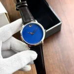 Buy Premium Movado Watch Rose Blue For Men (CS684)