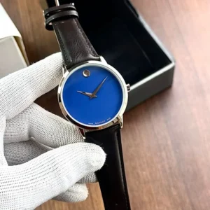 Buy Premium Movado Watch Rose Blue For Men (CS684)
