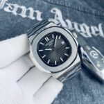 Buy First Copy Patek Philippe Nautilus Black Watch (APS77)