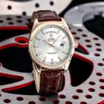 Buy Premium Rolex Daydate Leather Watch (APS81)