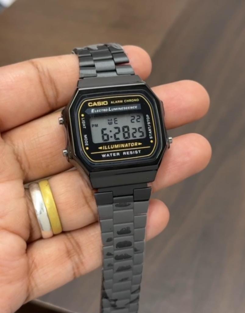 Casio Unisex black First Copy Watch Casio Unisex black First Copy Watch