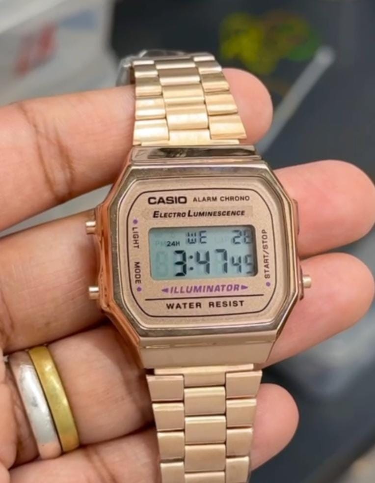 Casio Unisex Rose Gold First Copy Watch Casio Unisex Rose Gold First Copy Watch