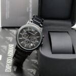 First Copy Emporio Armani Watches Black